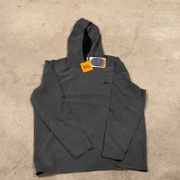Quiksilver Men's Dark Gray Hoodie - Picture 1 of 5